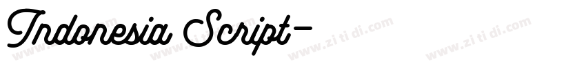 Indonesia Script字体转换